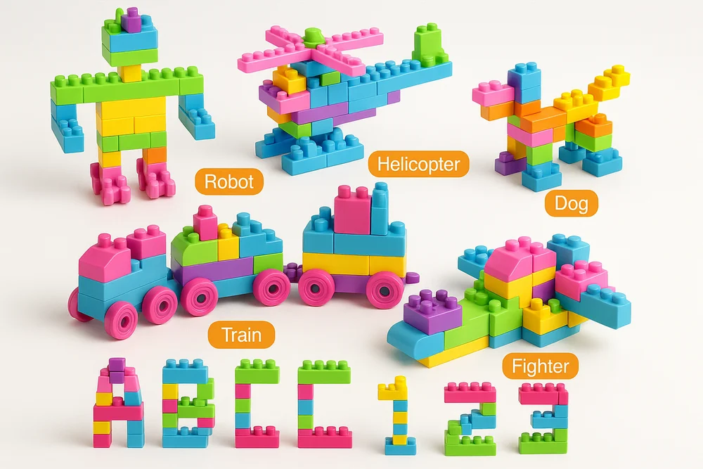 125 Pcs Building Blocks