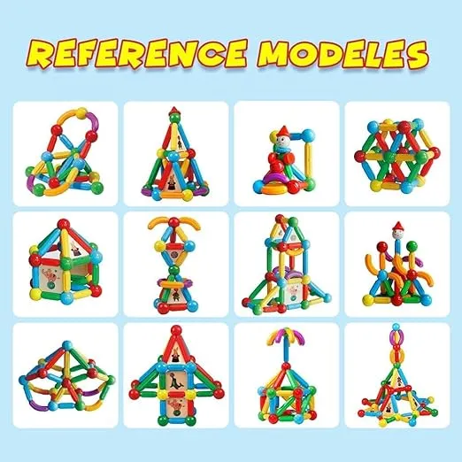 Magnetic Stick and Ball (52 Pcs)