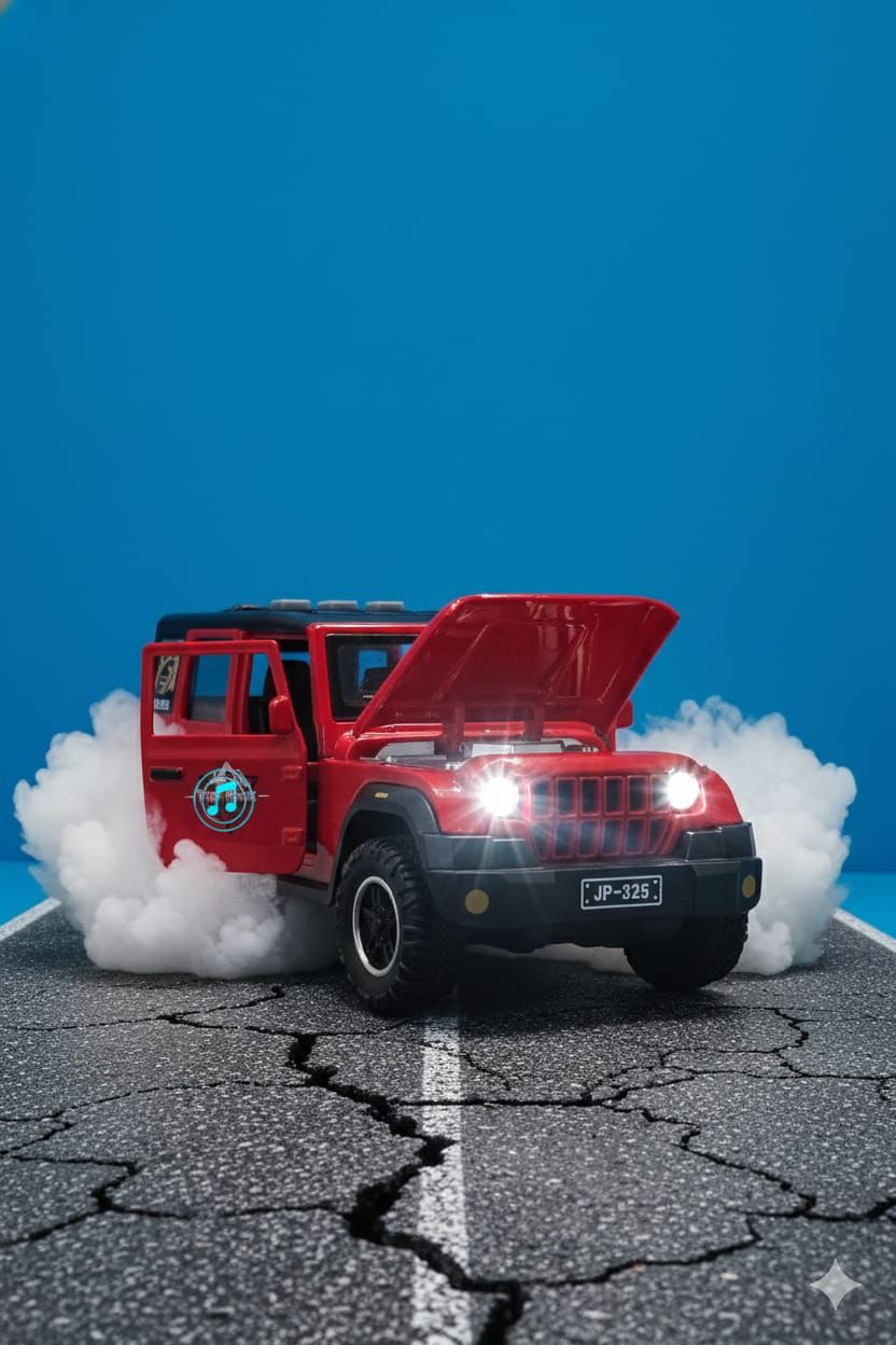 Lallafy WheelsBoy Thar (Bulk) | Off-Road SUV Toy Car for Kids | Adventure Vehicle Toy for Boys & Girls